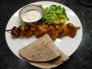 chicken tikka kebab