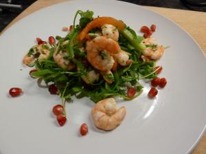 prawn-and-pomegranate-salad