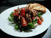 smoked mackerel salad